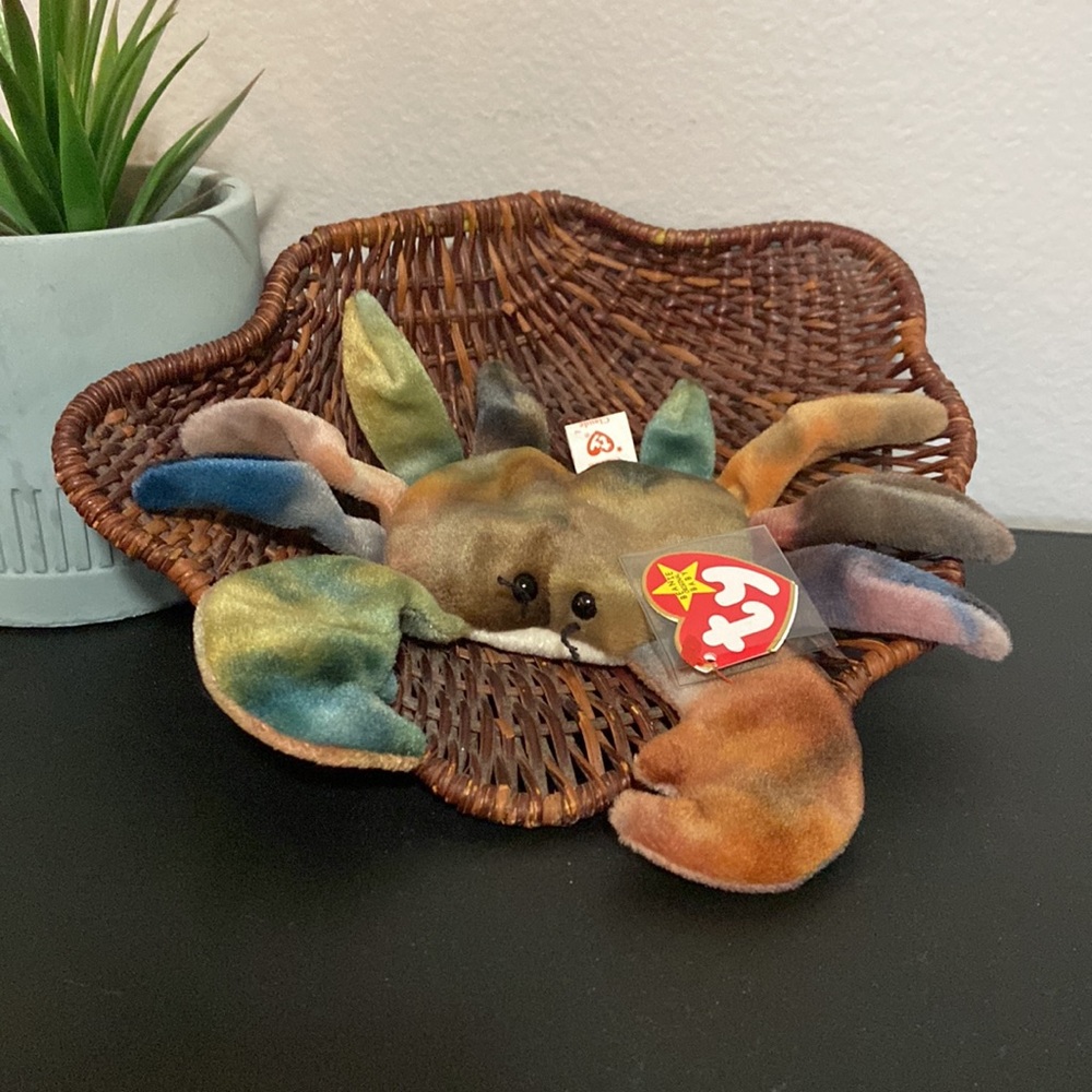 Vintage Claude Crab TY Original Beanie Baby